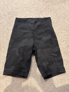 lululemon athletica Black Camo High-Rise Athletic Shorts